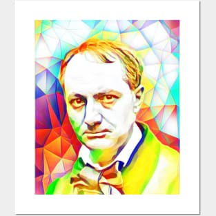 Charles Baudelaire Colourful Portrait | Charles Baudelaire Artwork 11 Posters and Art